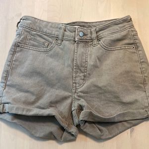 Old navy, Jean shorts, a tan gray color